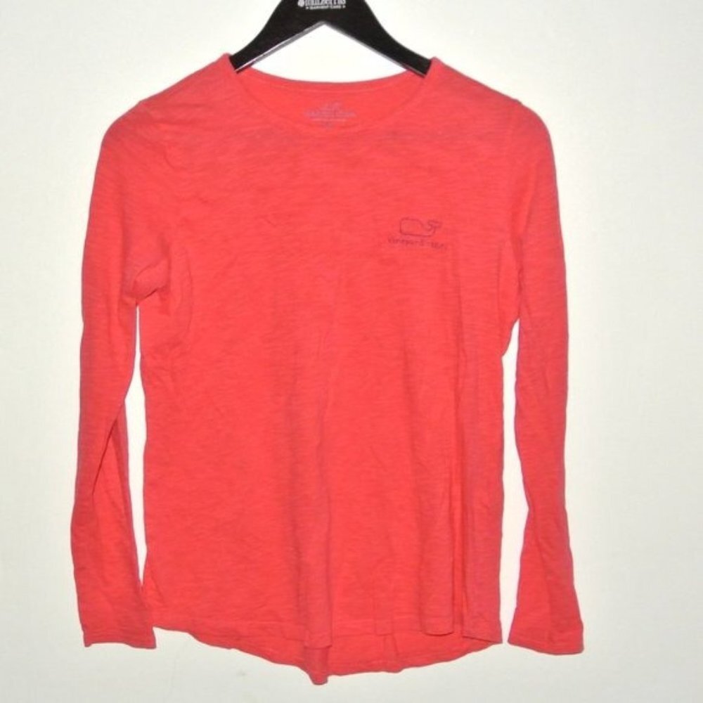 Vineyard Vines Long-Sleeve Slub Vintage Whale Tee XS
